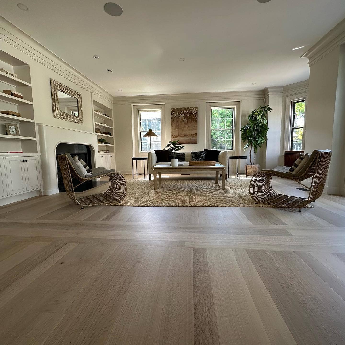 hardwood flooring refinished by Eco Floor Sanding serving Everett MA