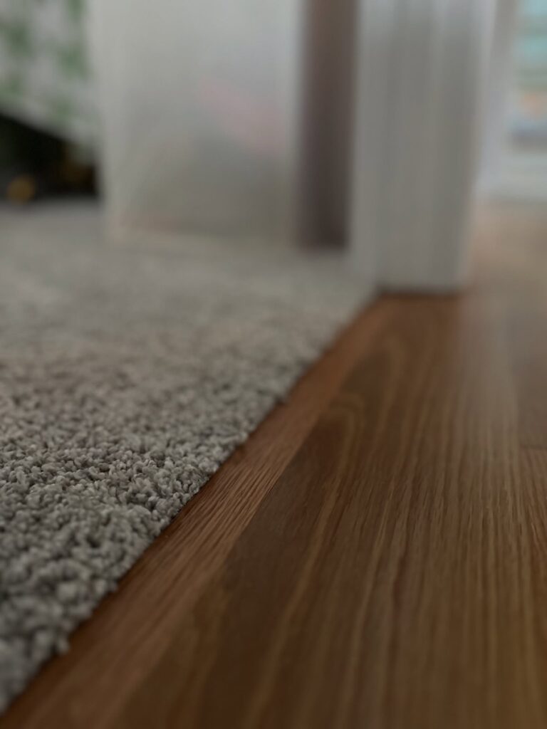 Arlington hardwood floors and stairs with custom handrails